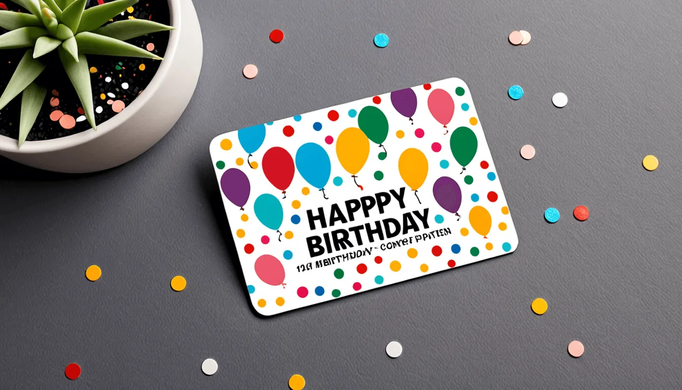 NFC Birthday Card