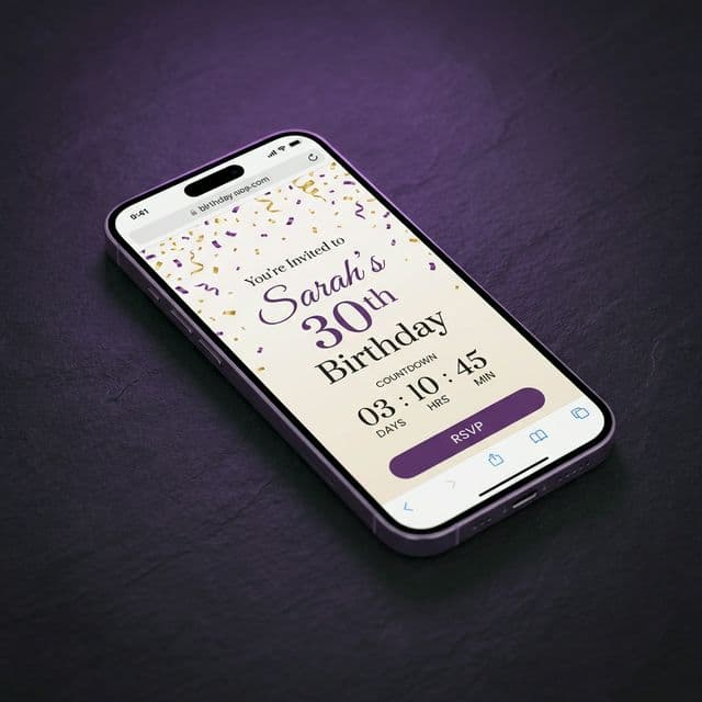 Invitación Evento — Básico