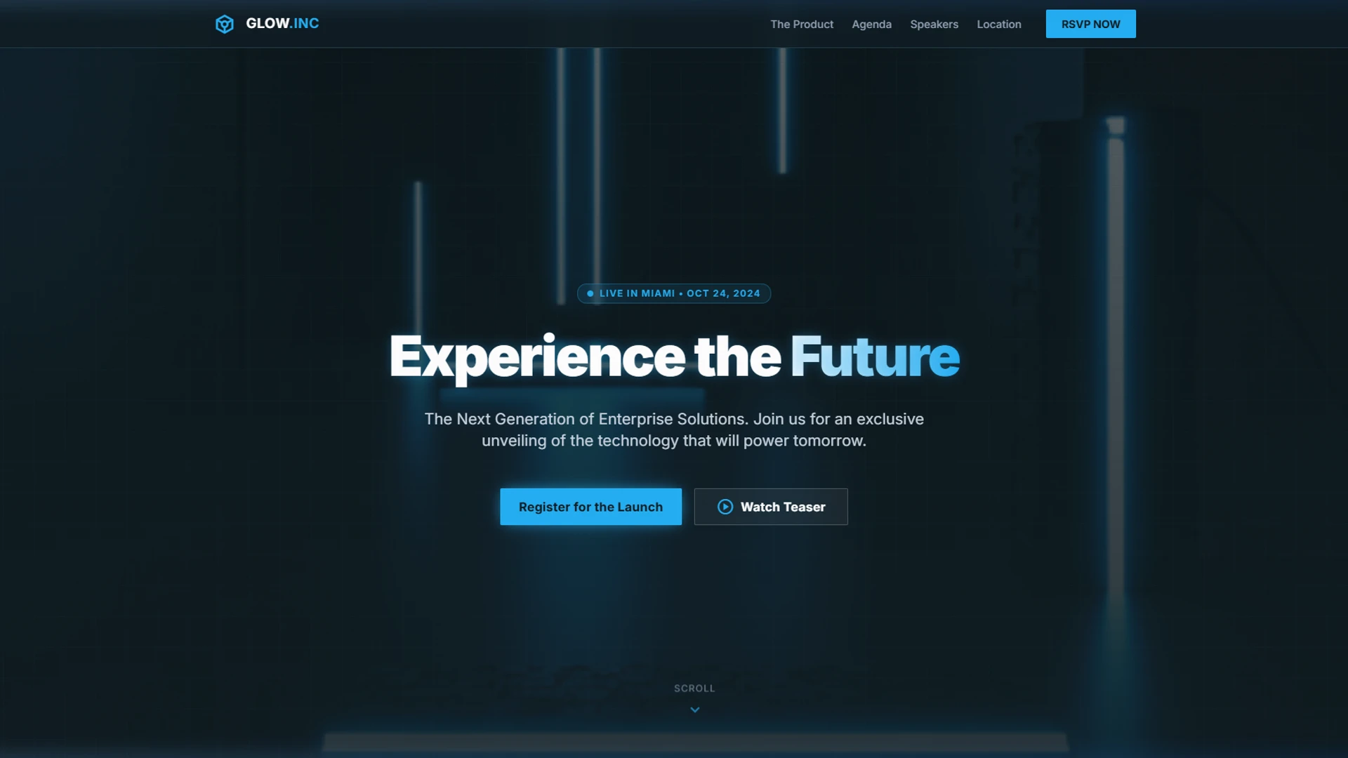 Corporate Launch Glow