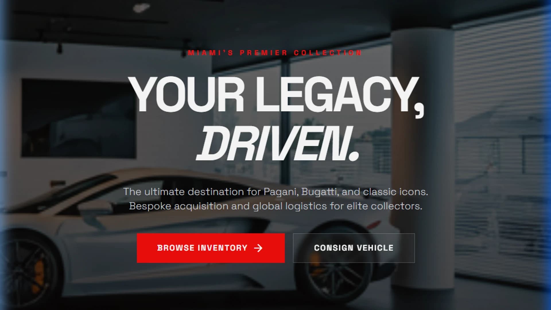 Elite Exotic Car Dealership