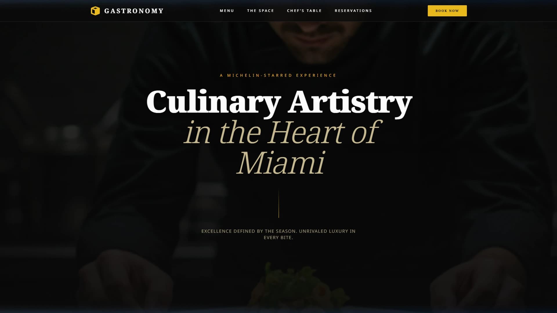 Fine Dining Gastronomy