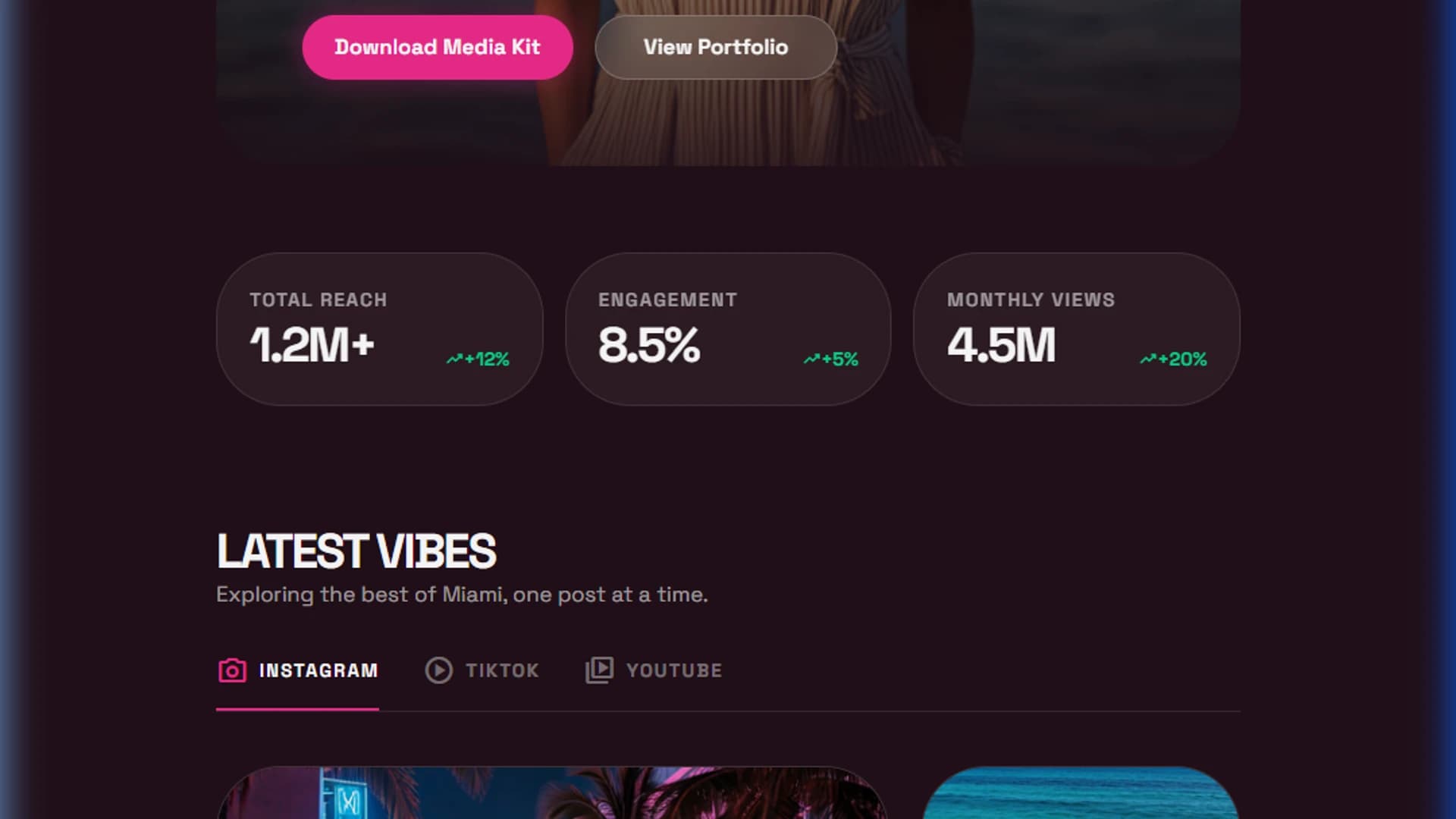 Miami Lifestyle Influencer