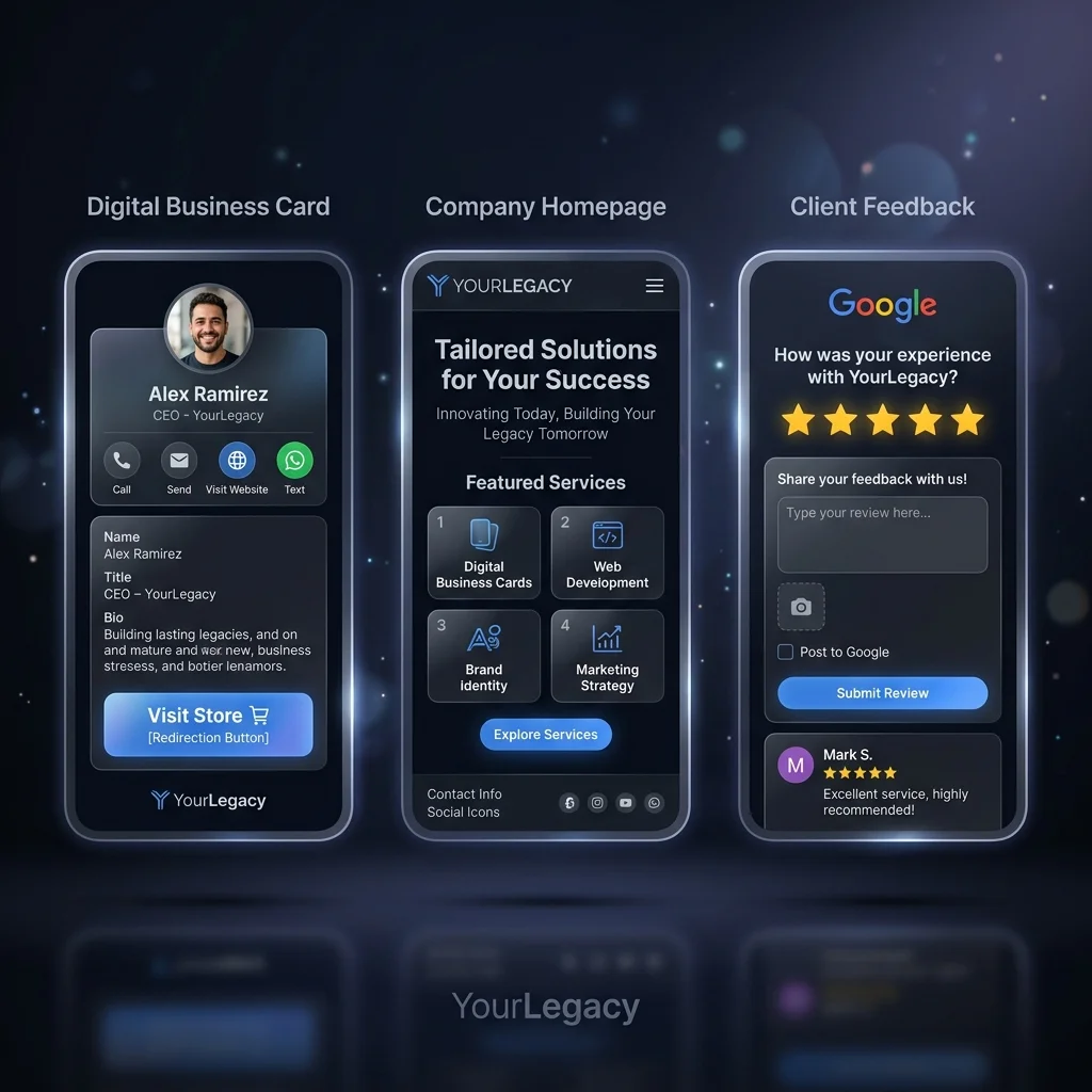 Plantillas Digitales YourLegacy NFC